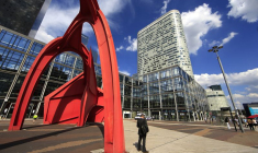 Vue du complexe de bureaux Cœur Défense à La Défense