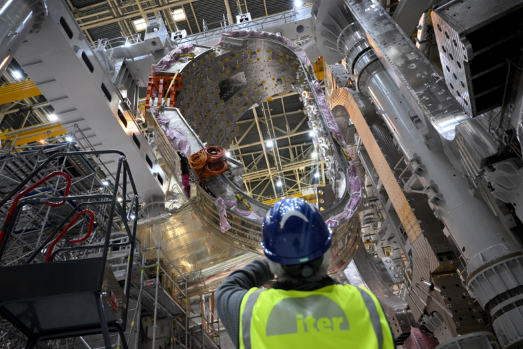 Le chantier Iter à Saint-Paul-les-Durance. ( AFP / NICOLAS TUCAT )