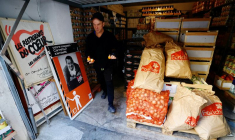 Photo du centre de distribution alimentaire de l'organisation caritative Restos du Coeur