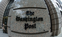 Le siège du Washington Post sur K Street à Washington DC le 16 mai 2019 ( AFP / Eric BARADAT )