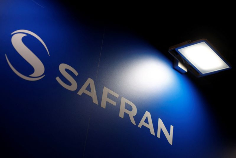 Le logo de Safran au Milipol Paris