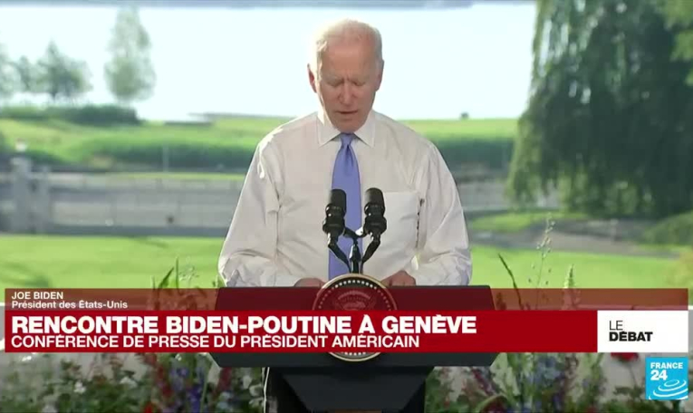 "Je pense que la dernière chose que veut V.Poutine est déclarer une Guerre Froide", affirme J.Biden