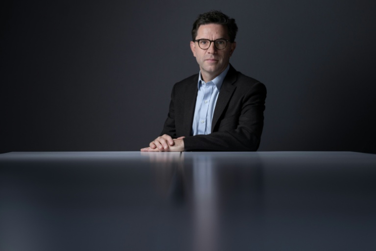 Justin Vaisse, directeur général du Forum de Paris pour la Paix, le 27 octobre 2025 à Paris ( AFP / JOEL SAGET )