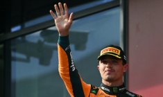 Le Britannique Lando Norris, vainqueur du GP de Hongrie, le 26 juillet 2026 ( AFP / Andrej ISAKOVIC )