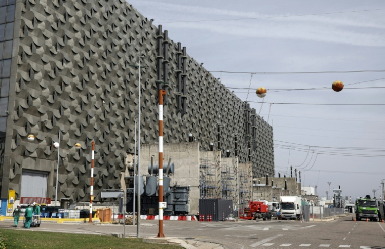 La centrale nucléaire d'Almaraz, en Espagne, le 23 avril 2026 ( AFP / OSCAR DEL POZO )