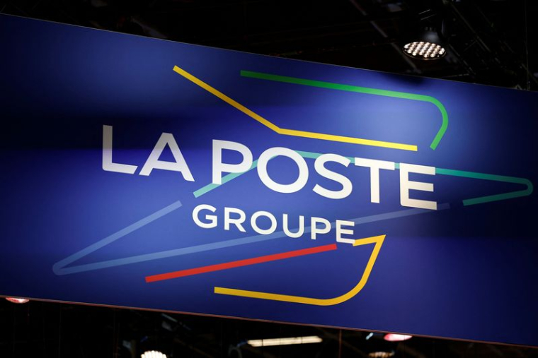 Le logo du groupe français La Poste