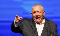 Gadi Eisenkot à Tel Aviv le 25 octobre 2026 ( AFP / Jack GUEZ )
