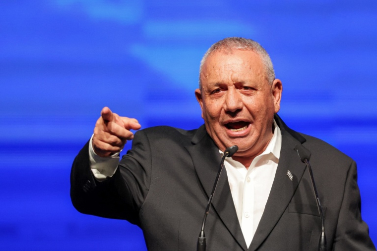 Gadi Eisenkot à Tel Aviv le 25 octobre 2026 ( AFP / Jack GUEZ )