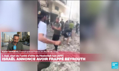 Israël annonce avoir frappé la banlieue sud de Beyrouth au Liban