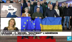 Charles Michel promet de "soutenir" l'adhésion de l'Ukraine à l'UE
