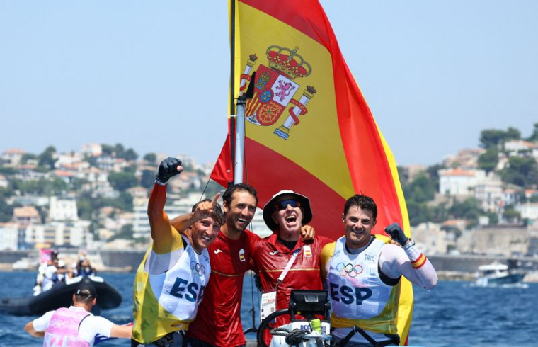 JO - Voile - L'Espagne médaillée d'or en skiff masculin