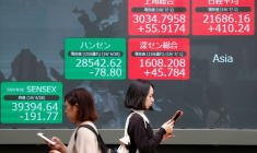 LA BOURSE DE TOKYO FINIT EN BAISSE