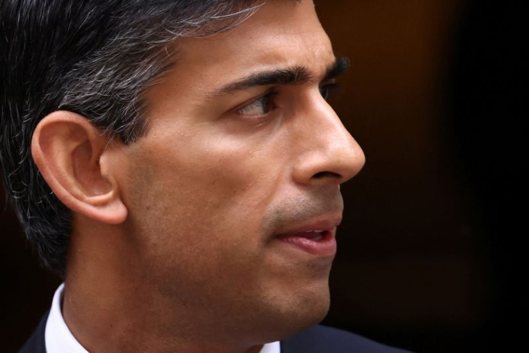 Rishi Sunak à Downing Street, à Londres