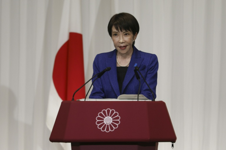 La Première ministre japonaise Sanae Takaichi, le 9 février 2026 à Tokyo ( POOL / Franck ROBICHON )