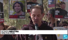 Guerre Israël-Hamas : les familles d'otages détenus à Gaza se mobilisent