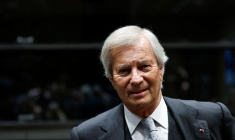 Vincent Bolloré à l'Assemblée nationale à Paris