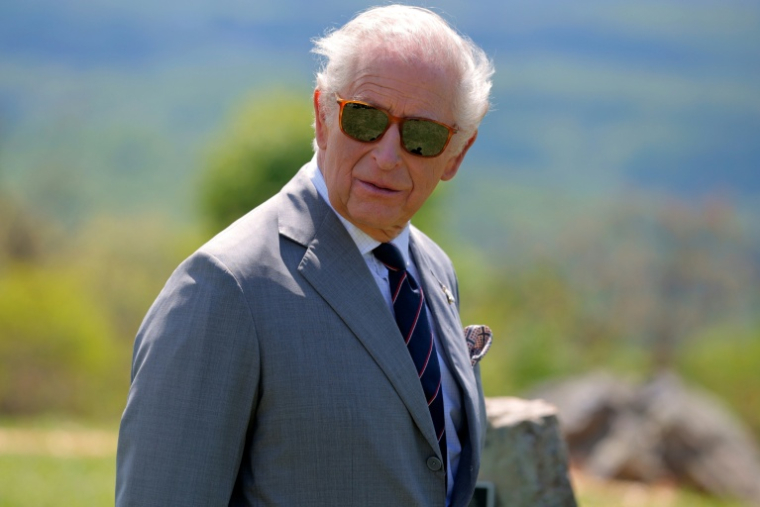 Le roi Charles III visite le parc national de Shenandoah, le 30 avril 2026, à Front Royal, en Virginie ( GETTY IMAGES NORTH AMERICA / CHIP SOMODEVILLA )