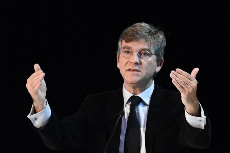 Arnaud Montebourg à Paris, le 21 octobre 2021. ( AFP / STEPHANE DE SAKUTIN )