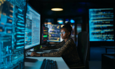 Nelly Chatue-Diop est ingénieure informatique, spécialiste en intelligence artificielle et cheffe d’entreprise. (photo d'illustration réalisée par IA / crédit : Adobe Stock)