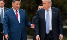 Donald Trump et Xi Jinping, à Pékin, le 15 mai 2026 ( POOL / EVAN VUCCI )