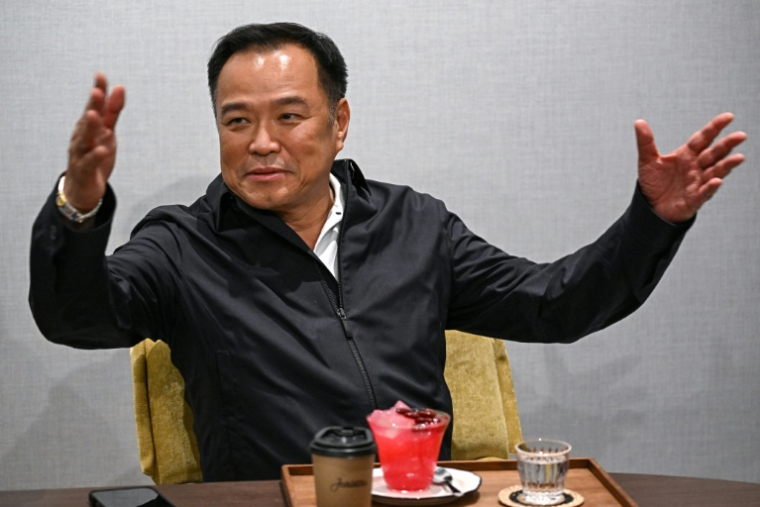 Le nouveau Premier ministre thaïlandais, Anutin Charnvirakul, lors d'une rencontre avec des journalistes, le 1er septembre 2025 à Bangkok ( AFP / Lillian SUWANRUMPHA )