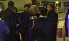 Emmanuel et Brigitte Macron sont arrivés à Chengdu