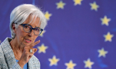 Christine Lagarde à Francfort, en Allemagne, le 6 juin 2024. ( AFP / KIRILL KUDRYAVTSEV )