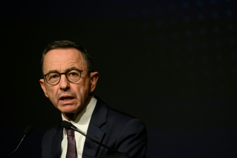 Le président des Républicains Bruno Retailleau lors d'un meeting de soutien au candidat LR aux municipales à Nantes, le 14 janvier 2026 ( AFP / Loic VENANCE )