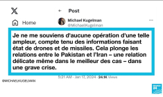 Le Pakistan accuse l'Iran d'avoir procédé à une frappe mortelle sur son territoire