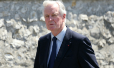 L'ancien Premier ministre Michel Barnier à Anet, le 11 juillet 2025 en Eure-et-Loire ( AFP / ALAIN JOCARD )
