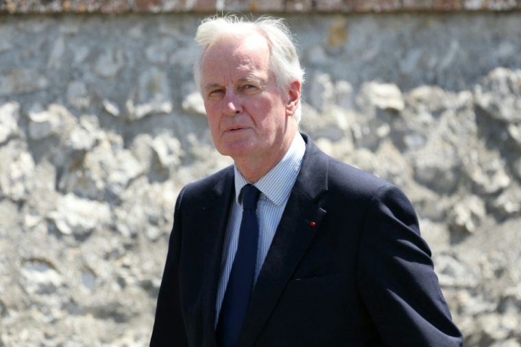 L'ancien Premier ministre Michel Barnier à Anet, le 11 juillet 2025 en Eure-et-Loire ( AFP / ALAIN JOCARD )