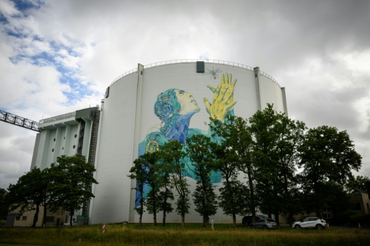 Le bâtiment abritant la salle Solange de la DGA à Bruz, en Ille-et-Vilaine, le 8 juin 2026 ( AFP / Loic VENANCE )