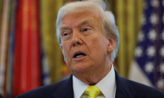 Le président américain Trump, à la Maison Blanche