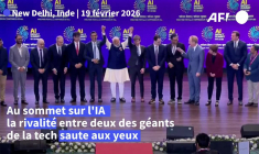 Sommet de l'IA : les rivaux américains de la tech gardent leurs distances sur la photo