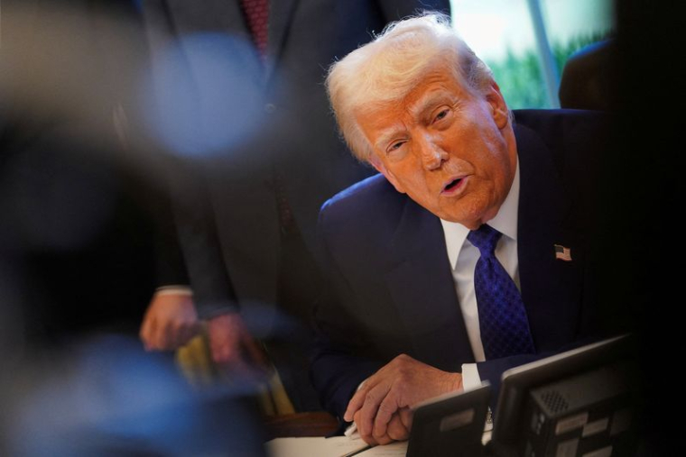 Le président des États-Unis Donald Trump