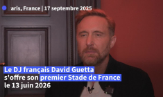 "Un gros challenge": David Guetta s'offre son premier Stade de France en 2026