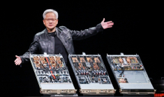 Le patron de Nvidia Jensen Huang au salon Computex à Taipei, le 19 mai 2025 ( AFP / I-Hwa Cheng )