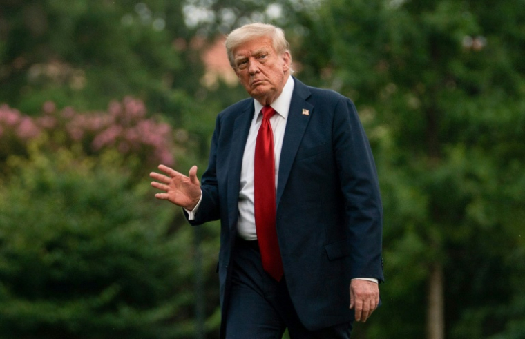 Le président amaéricain Donald Trump à la Maison Blanche le 13 juin 2025 ( AFP / Allison ROBBERT )