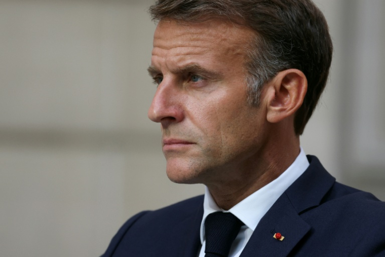 Le président de la République Emmanuel Macron à Paris le 18 septembre 2026 ( POOL / Thomas SAMSON )