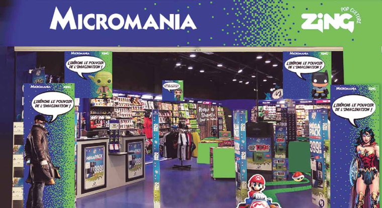 Le groupe américain Gamestop est propriétaire de la société française Micromania-Zing, spécialiste du jeu vidéo et des produits dérivés. (© Mircromania)