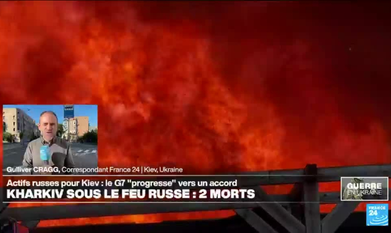 Ukraine : une frappe russe sur un centre commercial de Kharkiv fait deux morts