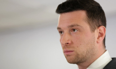 Jordan Bardella à Paris, le 18 février 2026. ( AFP / THOMAS SAMSON )