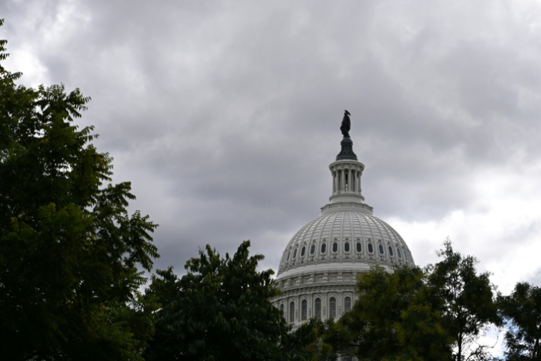Le dôme du Capitole de Washington, siège du Congrès américain, le 10 octobre 2025 ( AFP / Alex WROBLEWSKI )
