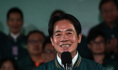 Le nouveau président de Taïwan Lai Ching-te à Taipei le 13 janvier 2024.  ( AFP / YASUYOSHI CHIBA )