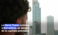 "La victoire ou la mort": le Français Titouan Leduc escalade la plus haute tour de l'UE