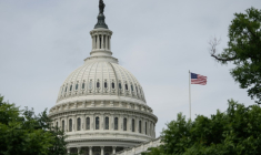 Le dôme du Capitole de Washington, siège du Congrès américain, le 7 mai 2025 ( AFP / Oliver Contreras )