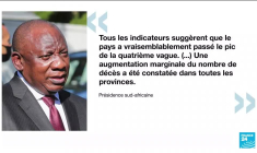 Afrique du Sud : le vague Omicron passée sans pic des décès
