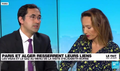 Elisabeth Borne en Algérie: les visas et le gaz au menu de cette visite