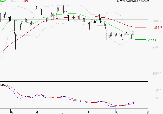 DASSAULT AVIATION : Attendre un test du support