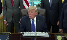 Projet d'attaque contre une base en Angleterre: Trump contre la remise en liberté des suspects